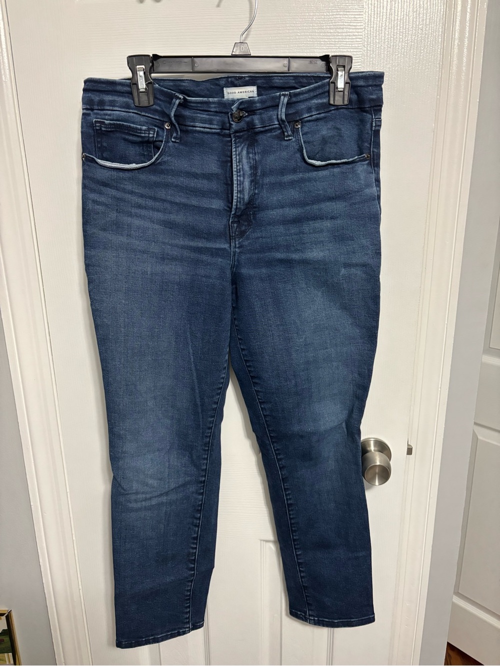 Good American Indigo Waistband Jeans